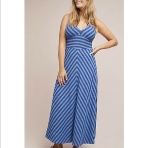 Anthropologie Striped V-neck Dress